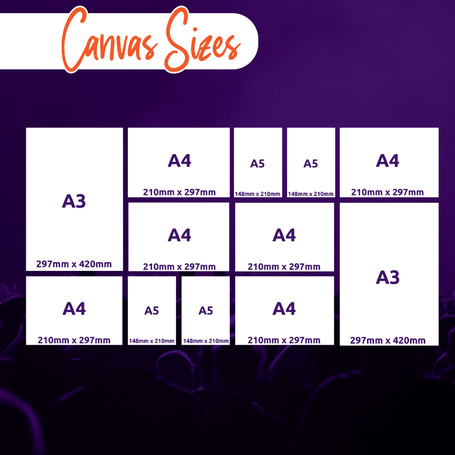 Canvas: 12 Pieces