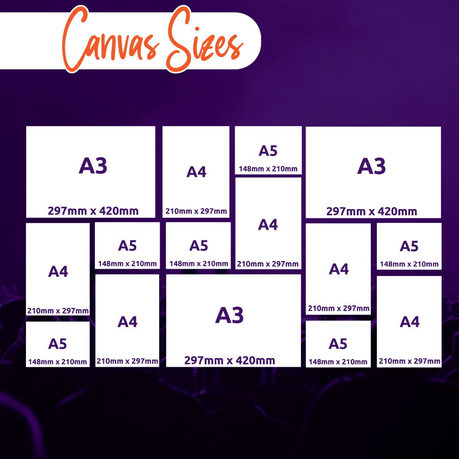 Canvas: 15 Pieces
